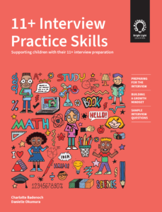 11+ Interview practice skills book with activities